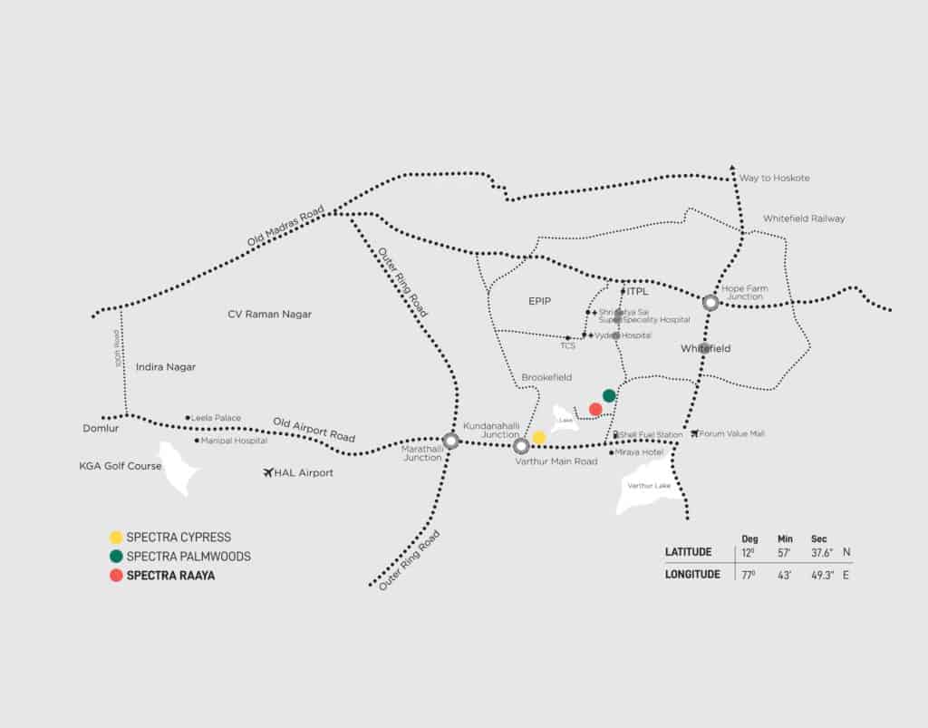 Spectra Raaya Location Map