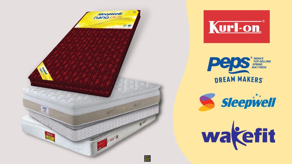 list of top 10 mattress brands in india