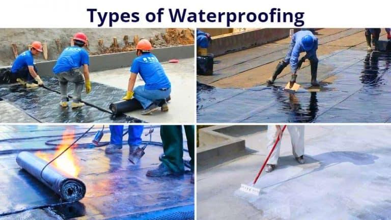 4 Best Different Types Of Waterproofing Materials Used In Construction