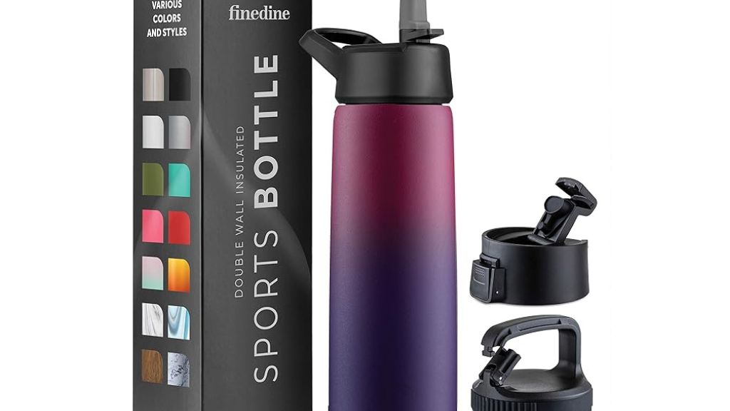 FineDine Triple Insulated Stainless Steel Water Bottle