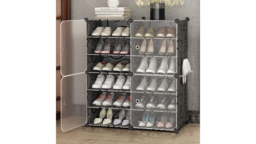 HOOBRO Shoe Rack DIY Portable Shoe Rack Organizer