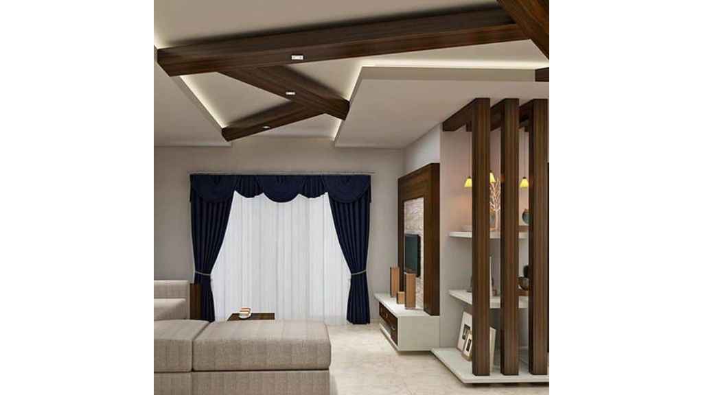 POP Roof Design with Wood