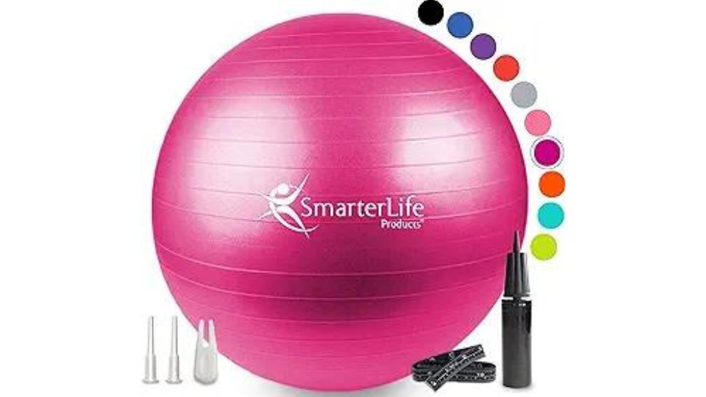 SmarterLife Workout Exercise Ball for Fitness
