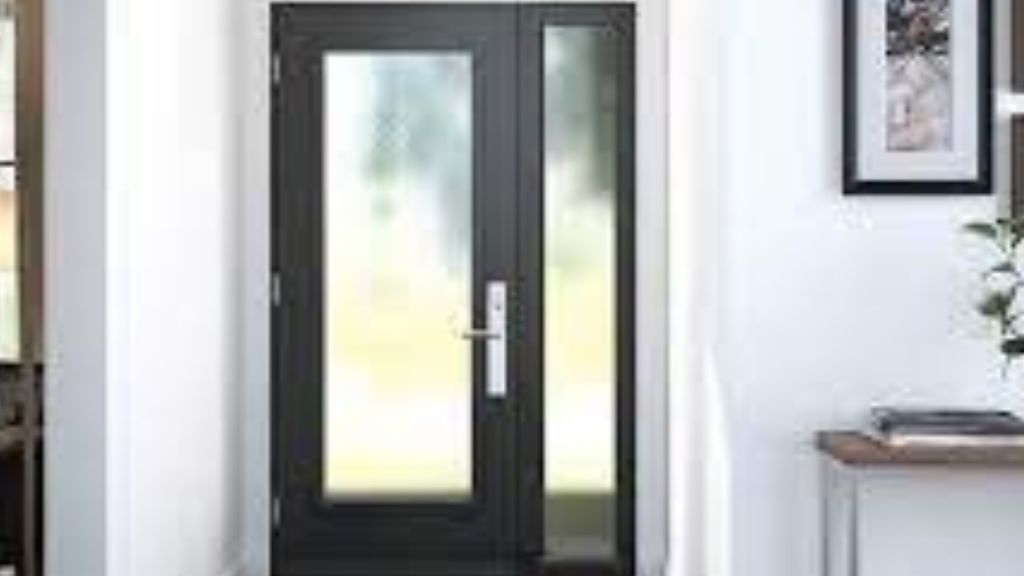 modern glass door