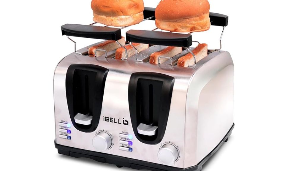  iBELL 130G Auto Popup Bread Toaster 4 Slices