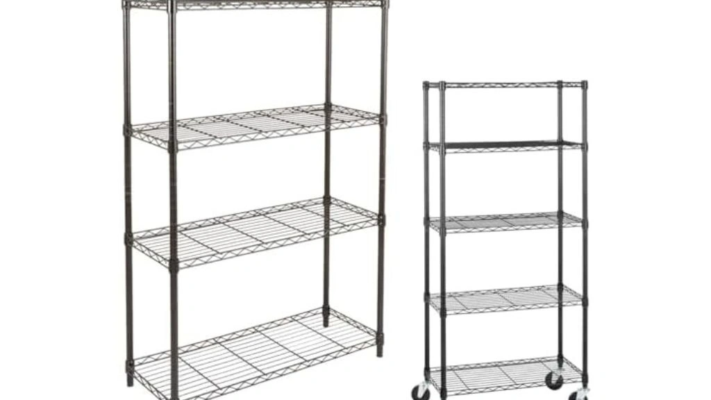 AmazonBasics 5-Tier Adjustable Heavy Duty Storage Shelving Unit