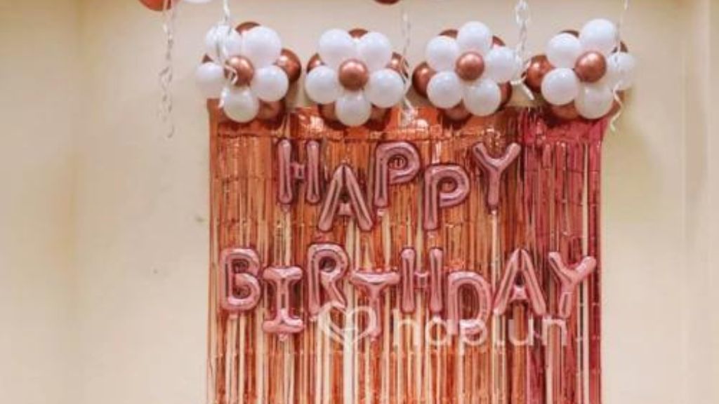 Birthday wall decor for your house party