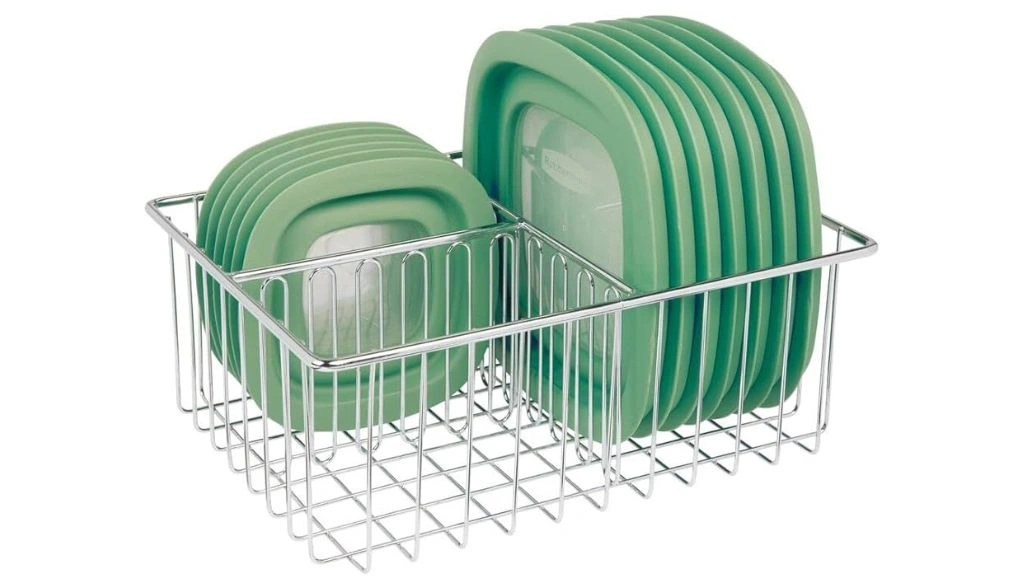 Design 3-Compartment Lid Holder Bin