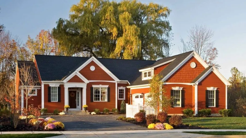 Gray, White, and Orange House