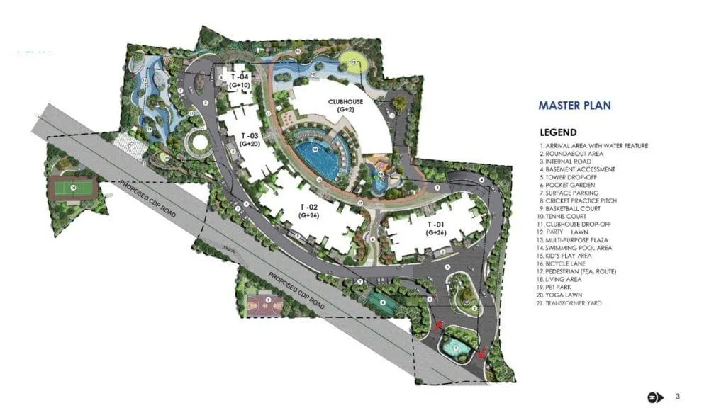 Prestige Serenity Shores Master plan