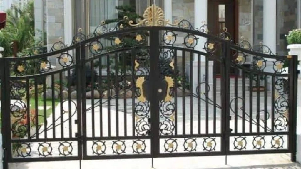 Wrought iron gate