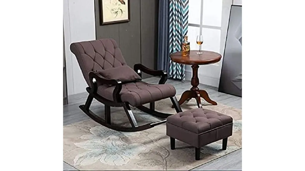 Ana Craft Rocking Chair With Foot Rest