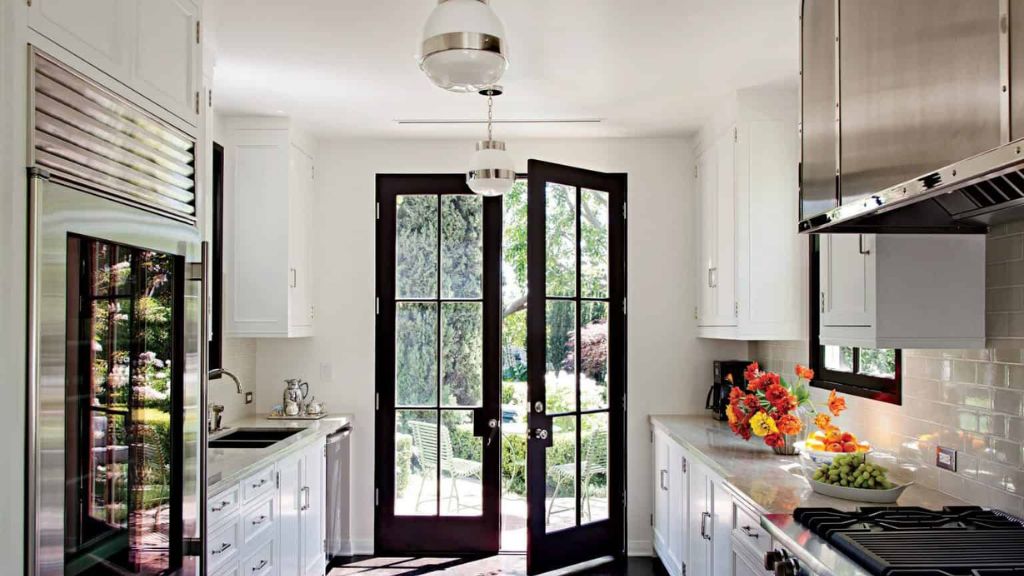 Entrance and Windows of the Kitchen