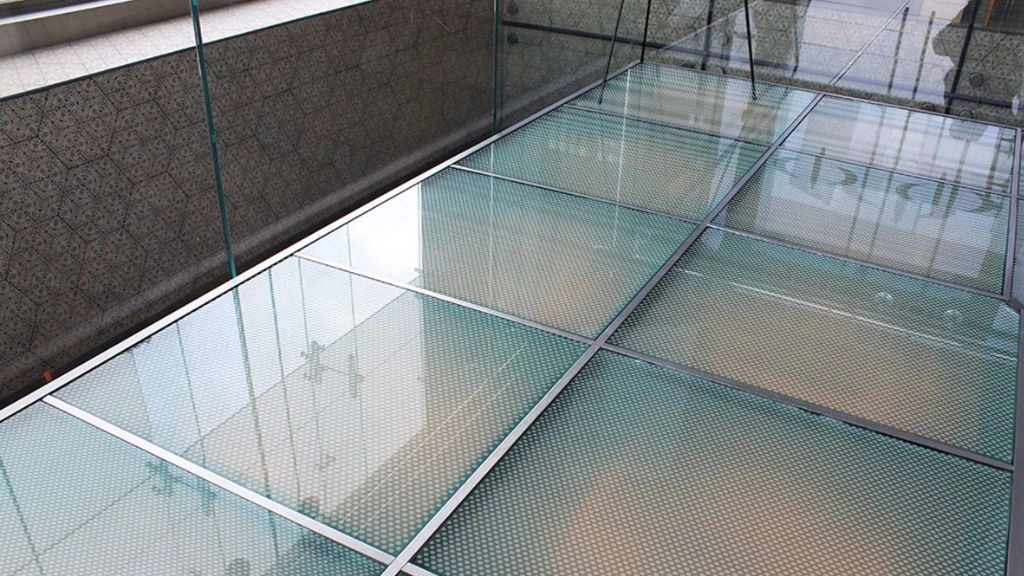 Glass Anti-Skid Tiles