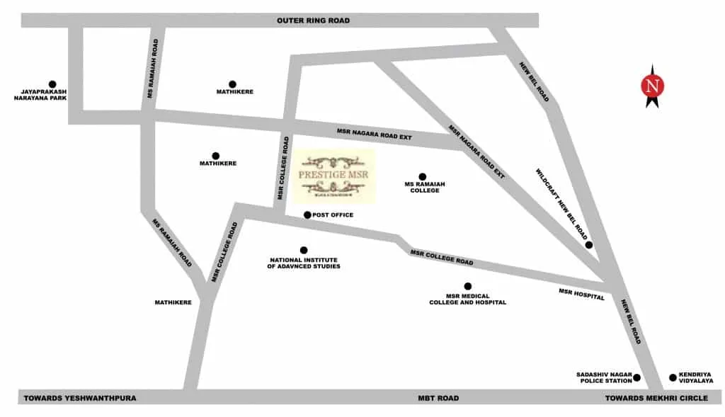 Prestige MSR  Location Map