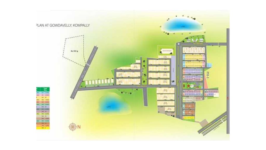 Saket Bhu Sattva Kompally Master Plan