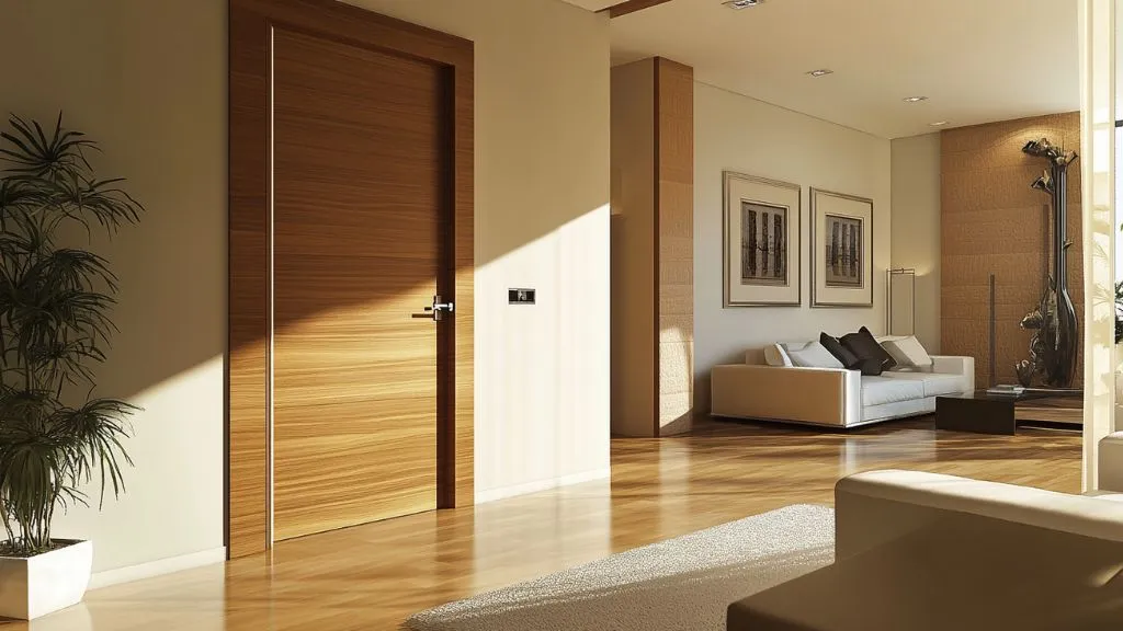 Wood Veneer Flush Door Design