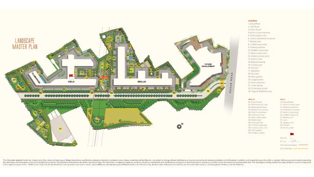 Brigade Valencia in Hosur Road Master Plan