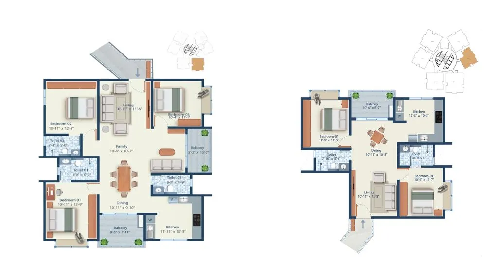 Mahendra Arto Helix Floor Plans