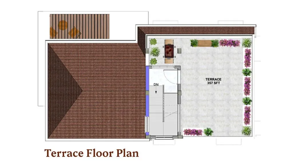 Bluejay Ananda Sarjapur Terrace Floor Plan