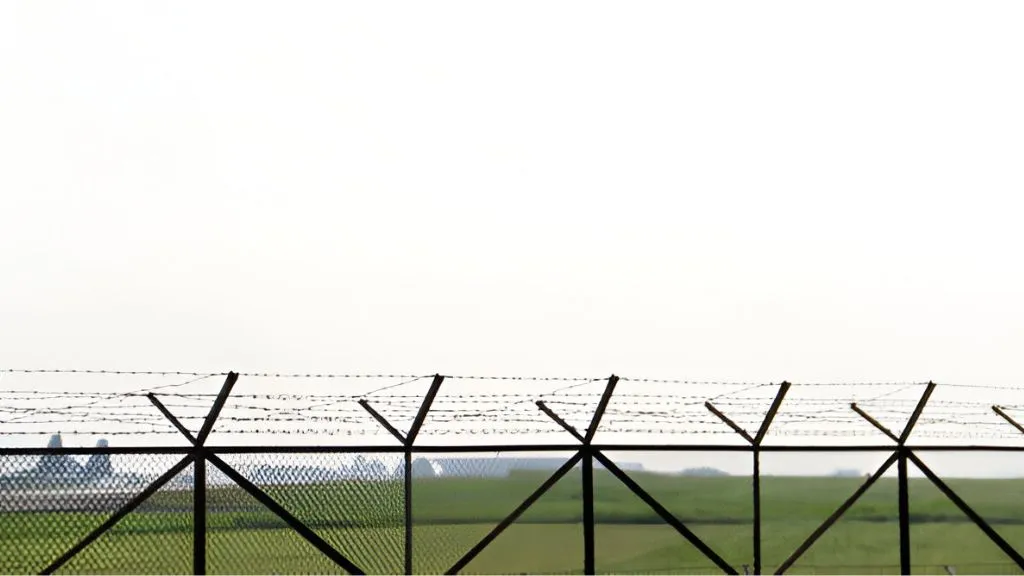 Concertina Wire Fence