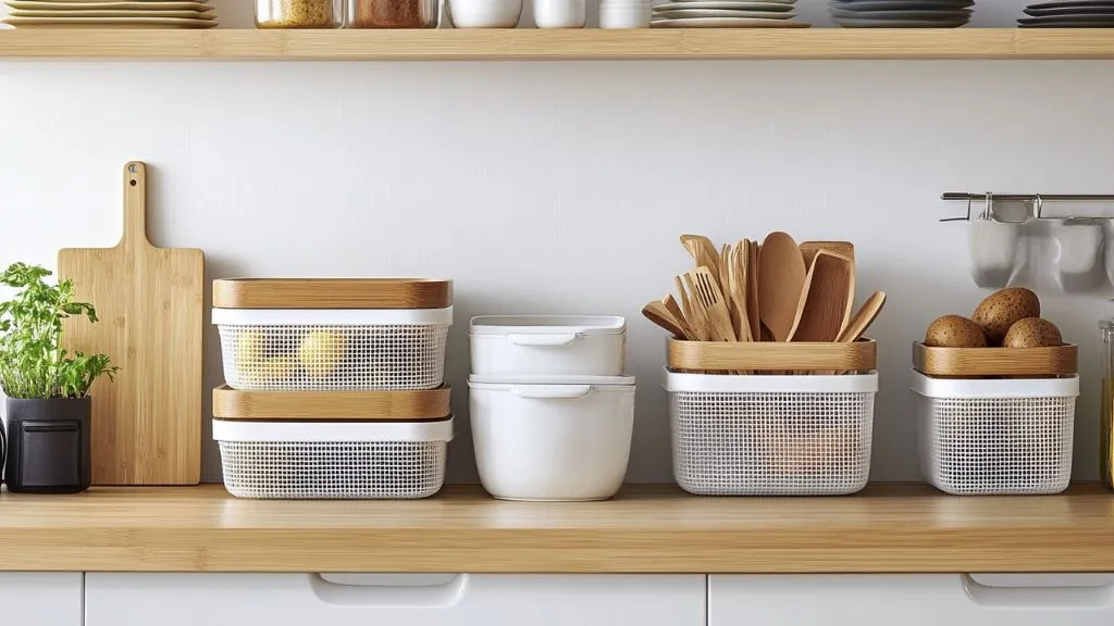 Stackable Bins and Baskets