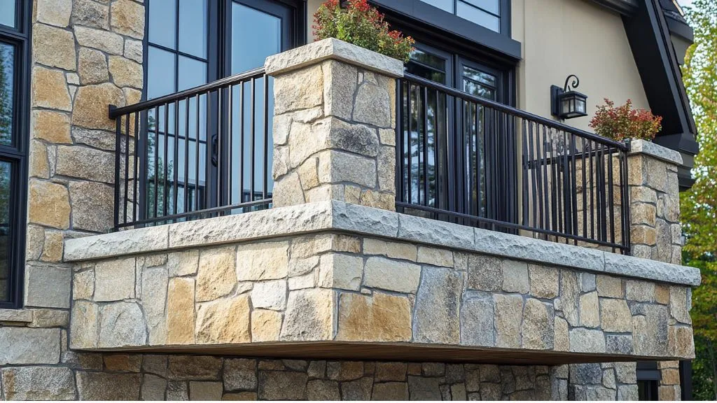 Stone Cladding Parapet Wall Design