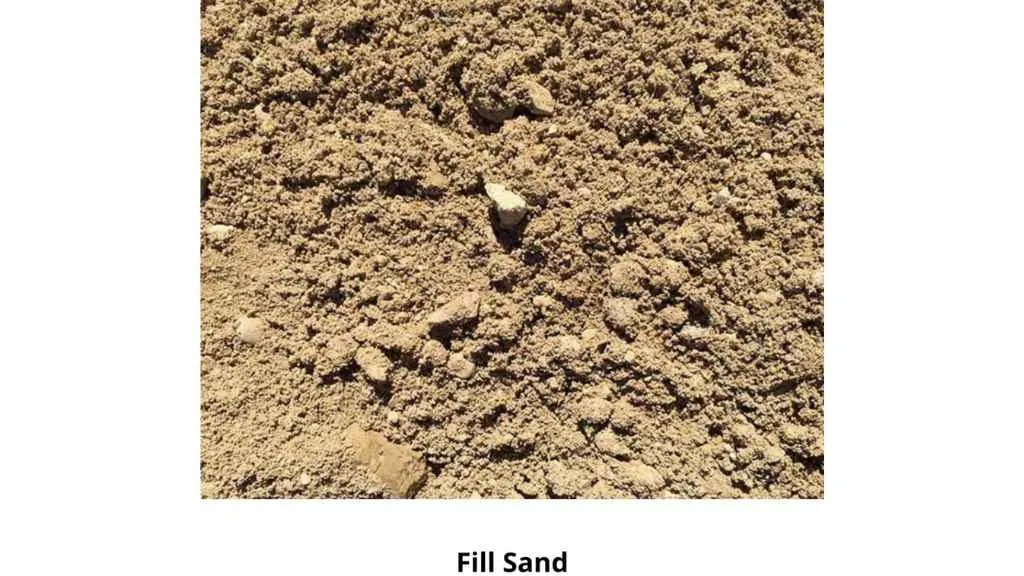 Fill Sand in Construction