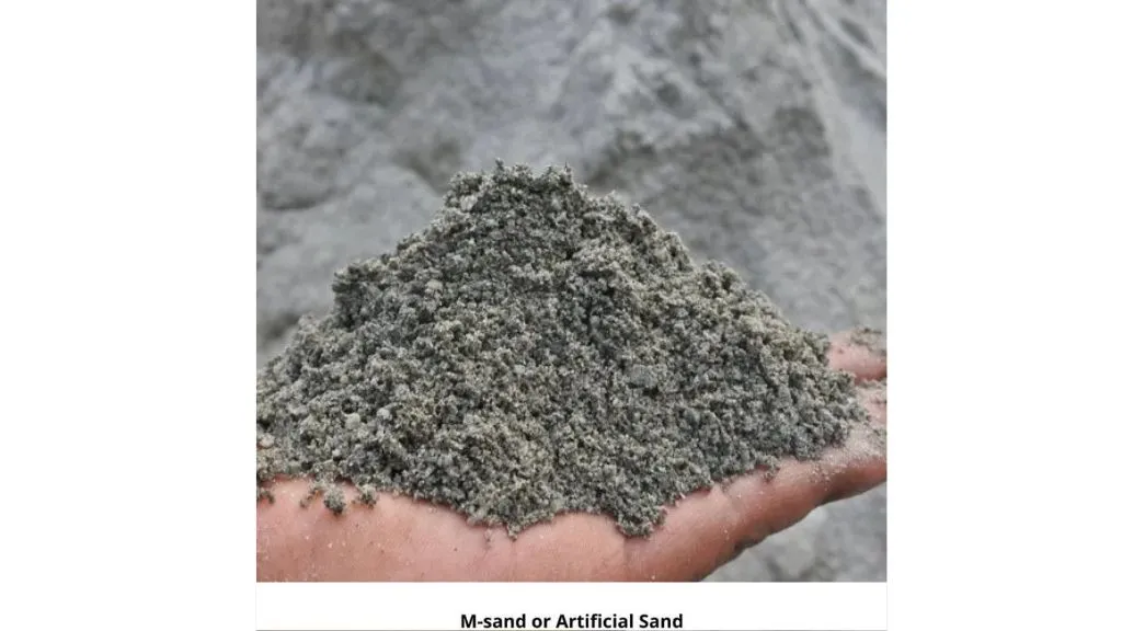 M-sand or Artificial Sand in Construction