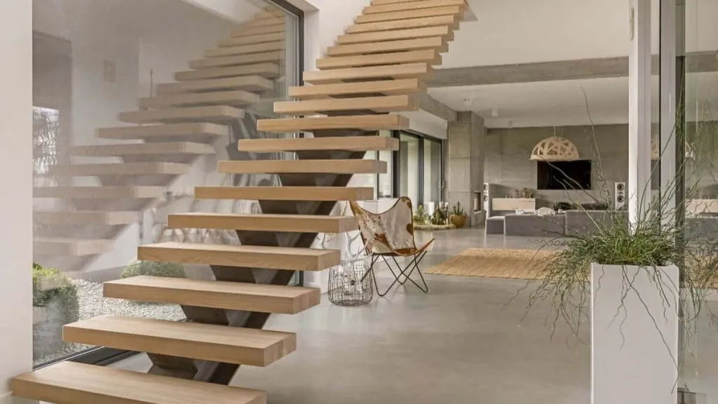 Modern Floating Staircase for Home