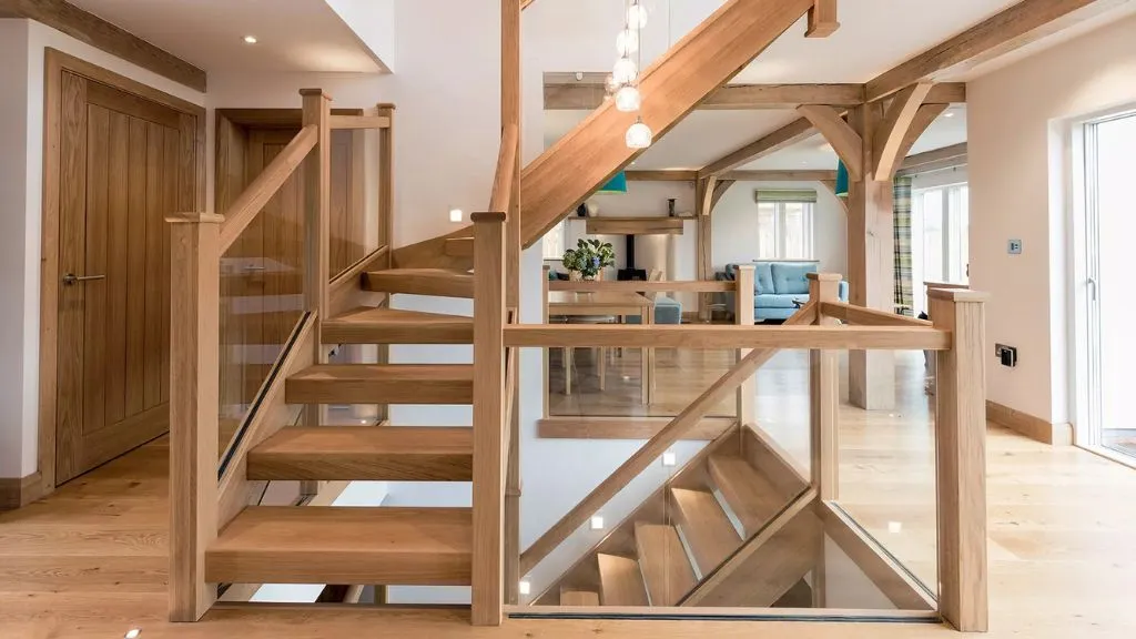 Open Riser Staircase Design for Home