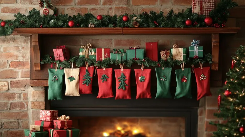 DIY Advent Calendar - festive decor items