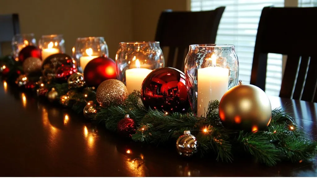 Elegant Dining Table Setup for christmas room decor ideas