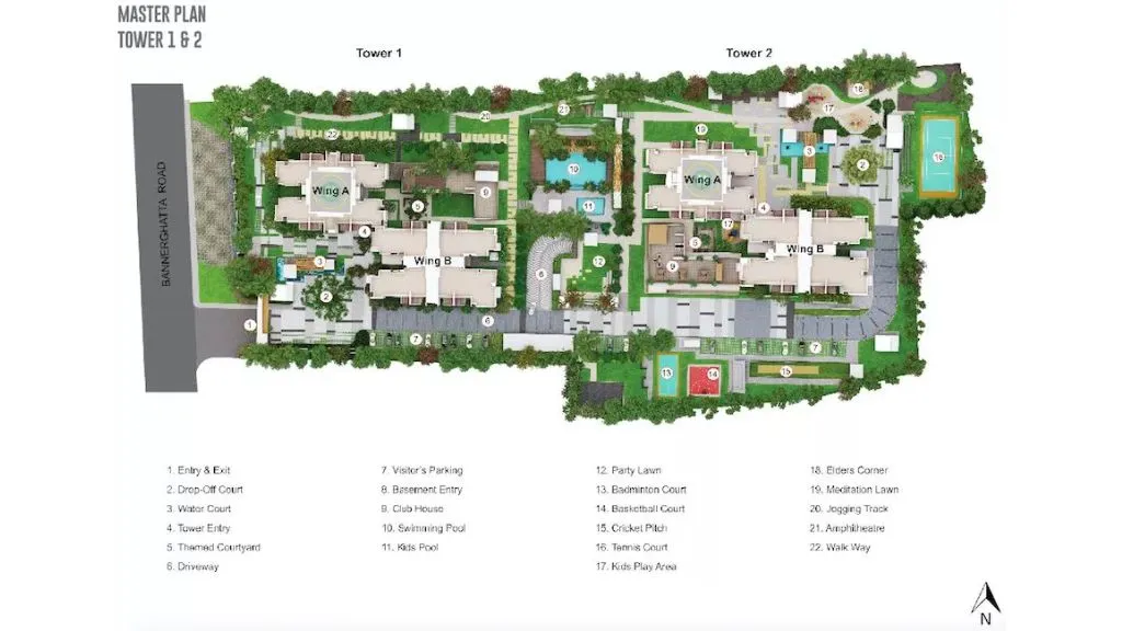 Mahindra Windchimes in Bannerghatta Bangalore Master Plan