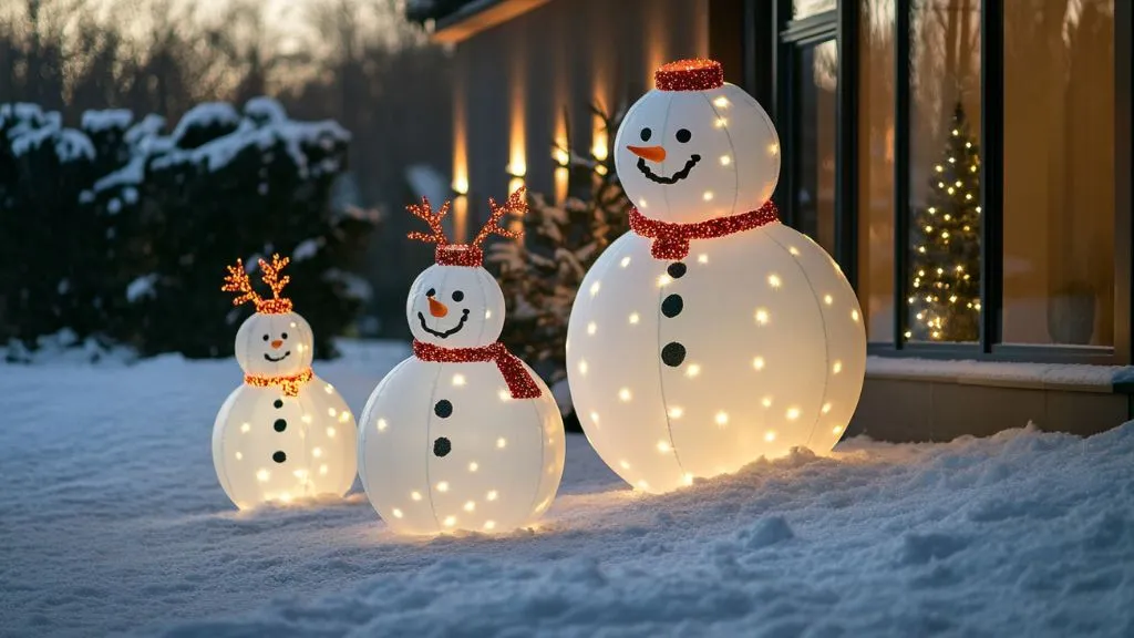 Outdoor Xmas home decor Snowman Displays