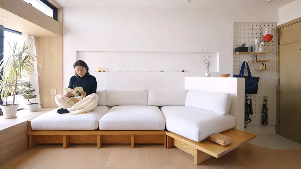 Sofa with Built-In Storage