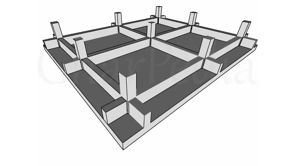 Solid Slab Raft Foundation