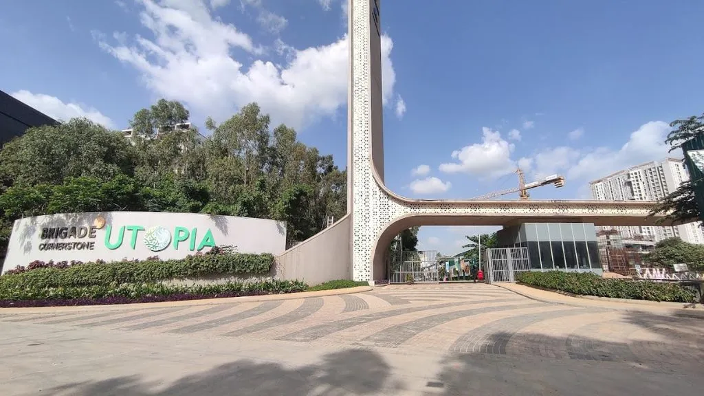 Brigade Cornerstone Utopia in Whitefield Entrance Gate