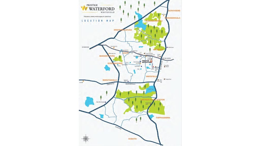 Prestige Waterford Location Map