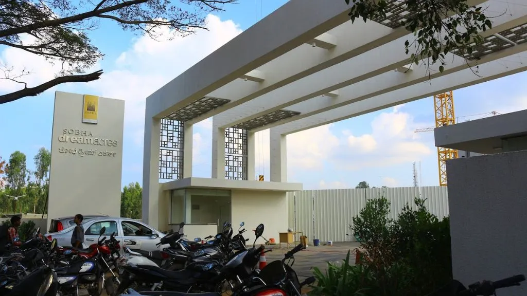 Sobha Dream Acres in Panathur Road, Bengaluru Entrance Gate