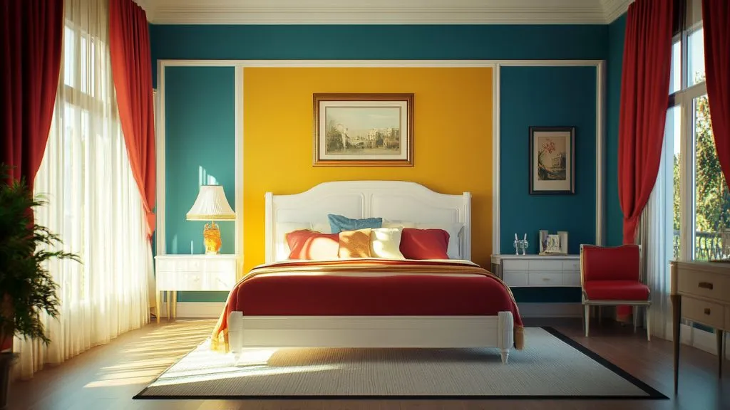 Wall Colour Combinations for Hall & Living Rooms